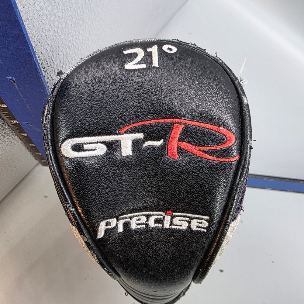 Precise GT-R Golf Headcover 21 Degree Wood Hybrid Black White Red Sporty